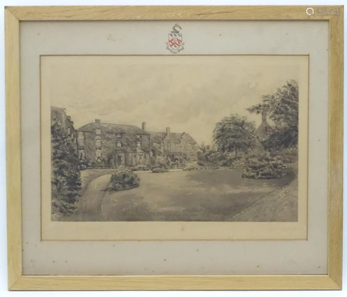 F. P. Barraud, XIX, Etching, Bromsgrove School,