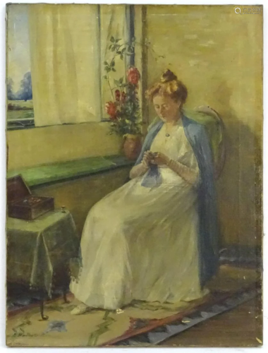 E. Hartley Wilson, XX, Oil on canvas, A portrait of a