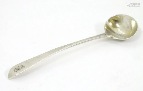 A silver salt spoon hallmarked London 1810 mak…