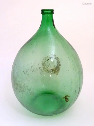 Large Italian Demi-John Bottle: a large Carboy /