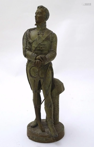 After Rene Charles Masse (1855-1913), a spelter …