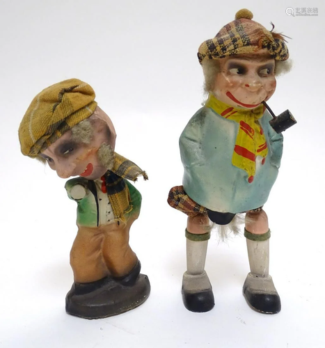 Toys: Two unusual novelty humorous Scottish fig…