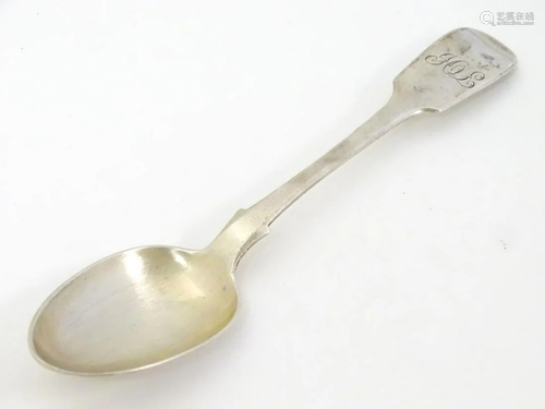 A fiddle pattern teaspoon hallmarked Newcast…