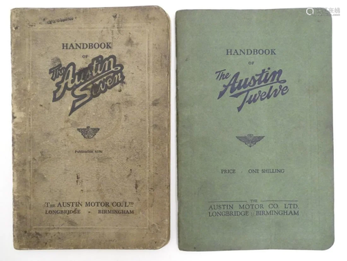 Two Austin Motor Company Ltd. car manuals / …