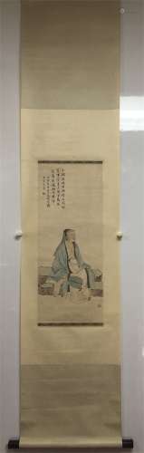 A Chinese Scroll Painting by Wen Zhengming