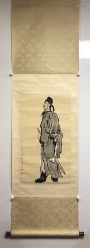 A Chinese Scroll Painting by Xu Beihong