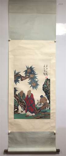 A Chinese Scroll Painting by Fan Yang