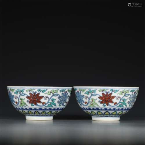 An Ancient Contending Colours Chinese Porcelain Bowl