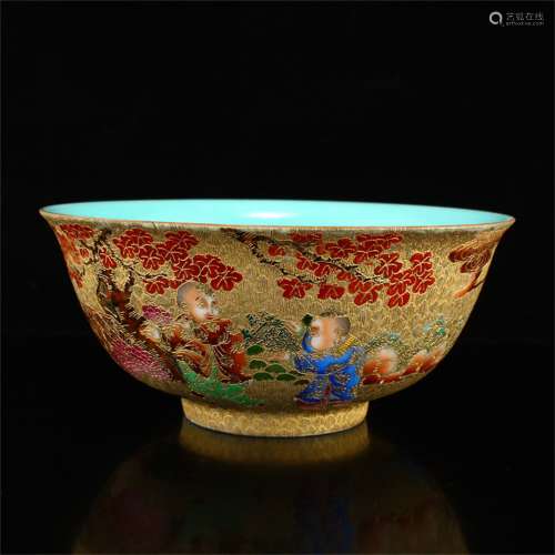 An Ancient Pastel Chinese Porcelain Bowl