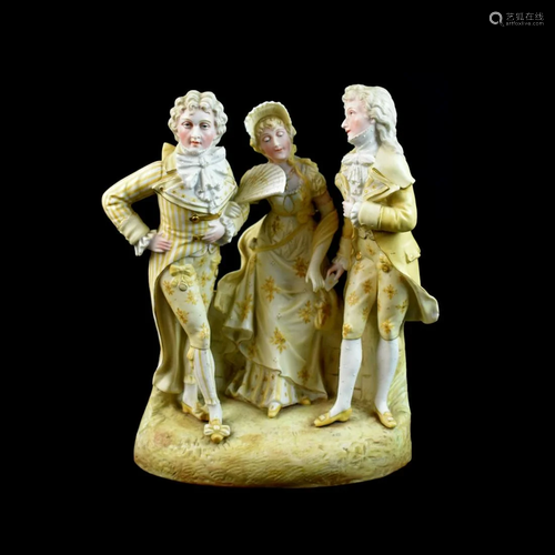 Antique English Porcelain Figural Group