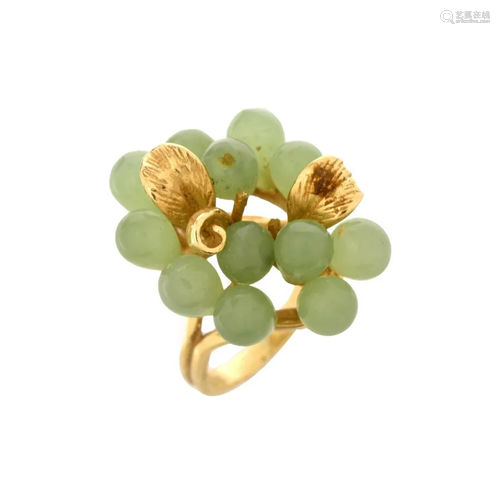 Jade and 14K Ring