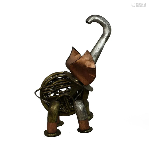 Large Elephant Tuba Sculpture