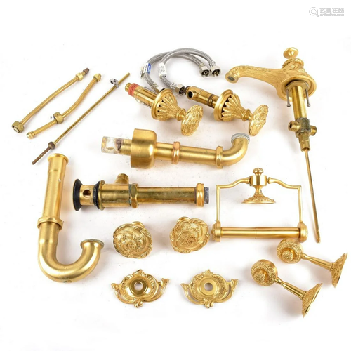 Sherle Wagner Gold Bathroom Hardware