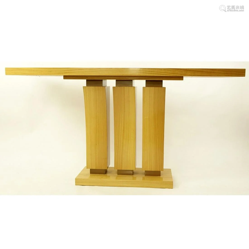 Art Deco Style Satinwood Console Table