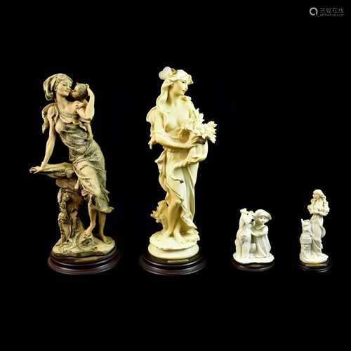 Four Giuseppe Armani Figurines