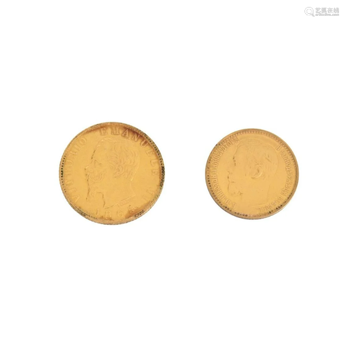 Two (2) Foreign Gold Coins