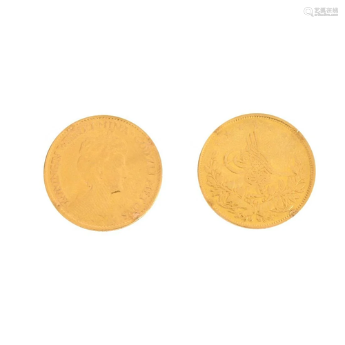 Two (2) Foreign Gold Coins