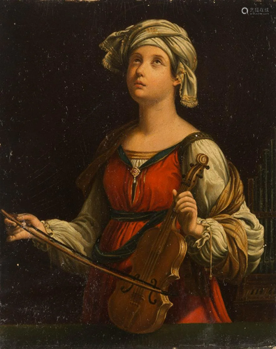 MICHEL ANGELO ORSI Act. c. 1841 The blind violin …