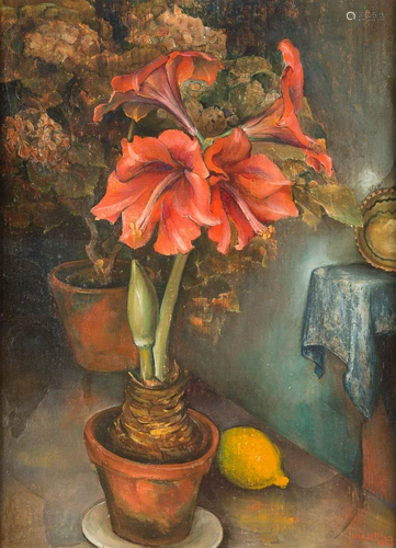 PETER MARTINUS DILLEN 1890 - 1985 Rosenheim Still life