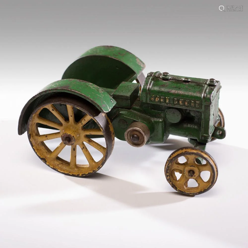 A Vindex Cast Iron John Deere Tractor