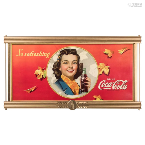 A Snyder & Black Coca Cola Advertising Sign