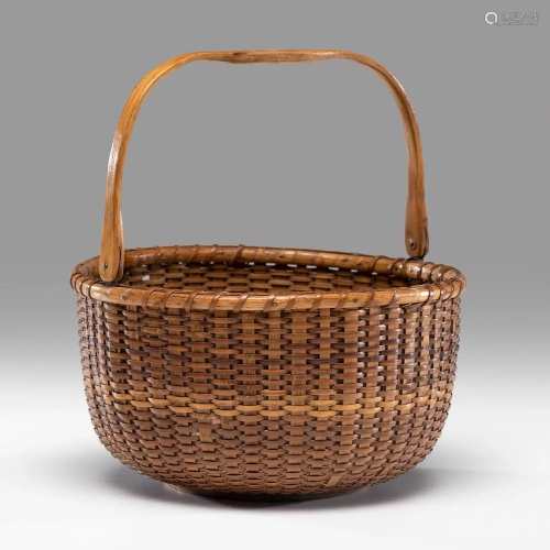 A Round Nantucket Lightship Basket by A.D. Willi…