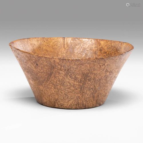 A Turned Burlwood Bowl