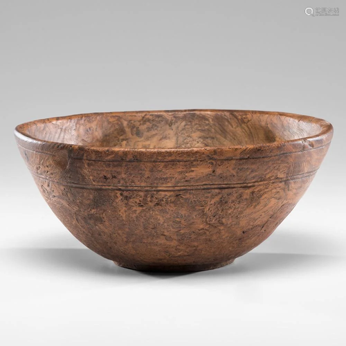 A Turned Burlwood Bowl