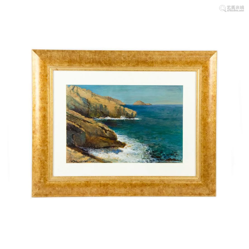 Original W/C North Shore Seascape by Melbourne…