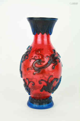 A Chinese Glass Vase
