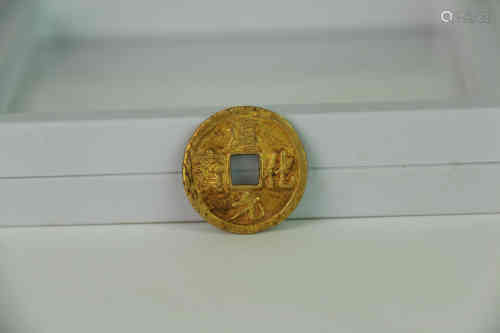 A Chinese Gold Coin