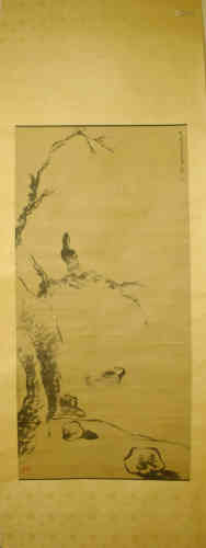 A Chinese Bird-and-flower Painting, Ba Da Shan Ren Mark