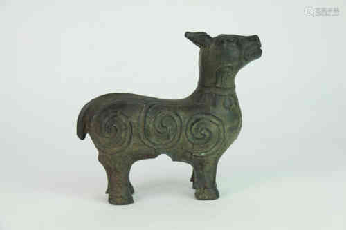 A Chinese Bronze Beast