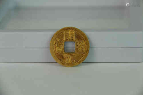 A Chinese Gold Coin