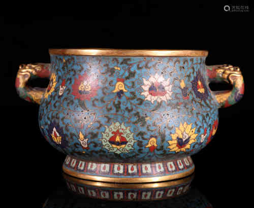 A Chinese Cloisonne Conser