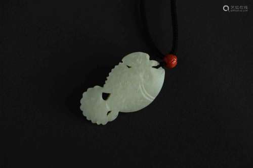 A Chinese Fish Carved Jade