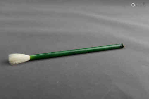 A Chinese Jade Brush Pen
