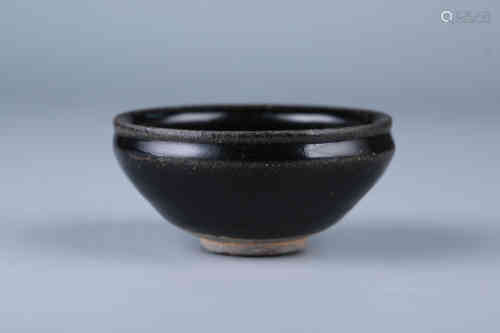 A Chinese Black Glazed Porcelain Cup
