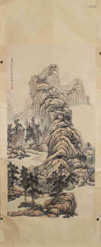 A Chinese Landscape Painting, Cheng Jin Mark