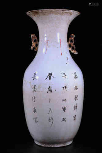 A Chinese Famille Rose Porcelain Vase.