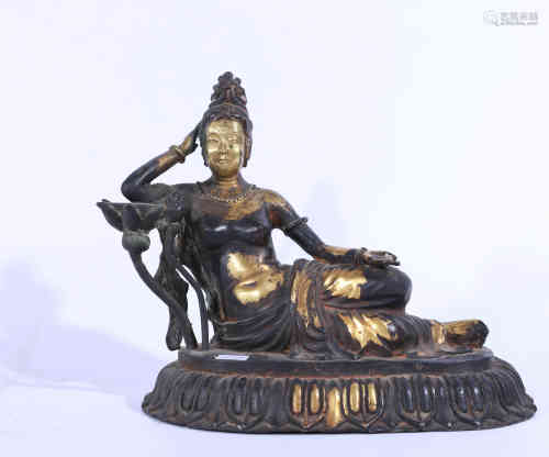 A Bronze Statue of Guanyin.