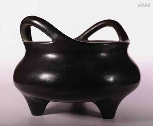 A Chinese Bronze Incense Burner.