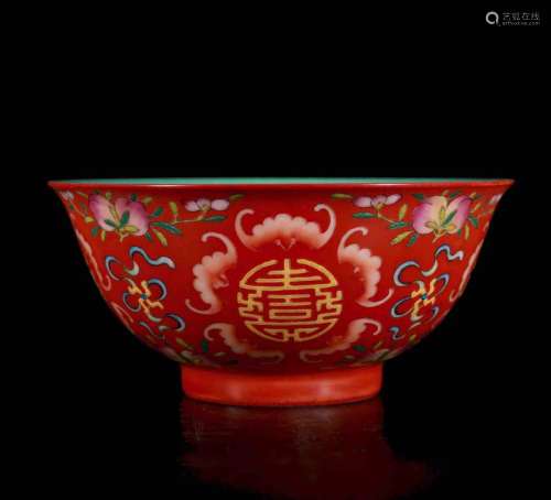 A Chinese Famille Rose Porcelain Bowl.