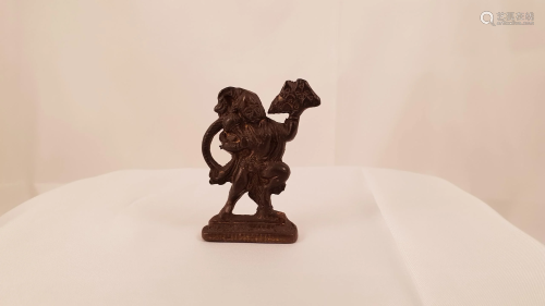 India bronze Hanuman Hindu God lost wax