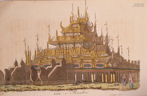 View Amarapura capital Myanmar Mandalay 1824
