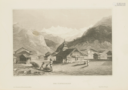 Animated view Himalaya India 1860