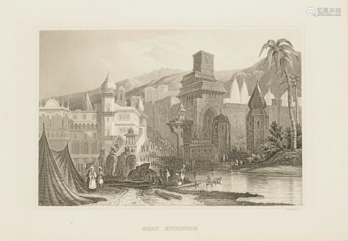 Animated View Haridwar India 1860