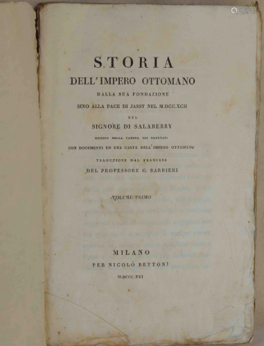 History Osman Empire Turkey Salaberry 1821