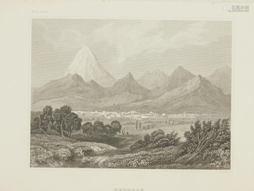 Animated view Teheran Iran 1840