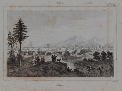 View Beijing Peking China 1860 Cholet Danwin